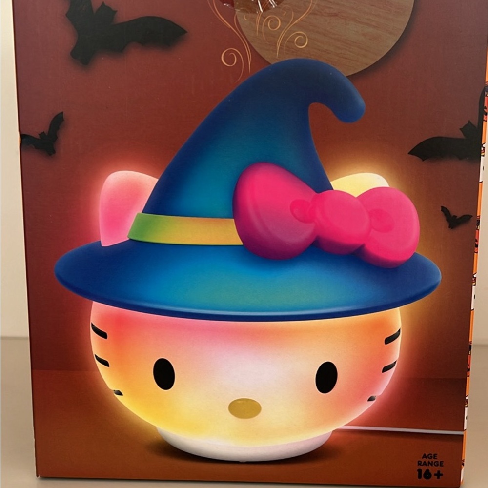 Halloween Hello Kitty LED Witch Hat Aroma Fan